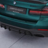 Diffuseur / Ajout de parechoc arrière pour BMW Série 5 G30 / G31 berline / break Pack M (facelift) (depuis 2020) - Fabriqué en ABS (6 finitions au choix)