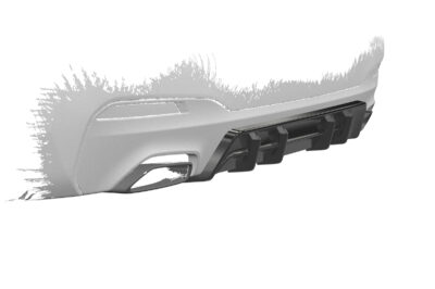 Diffuseur / Ajout de parechoc arrière pour BMW Série 5 G30 / G31 berline / break Pack M (facelift) (depuis 2020) - Fabriqué en ABS (6 finitions au choix)