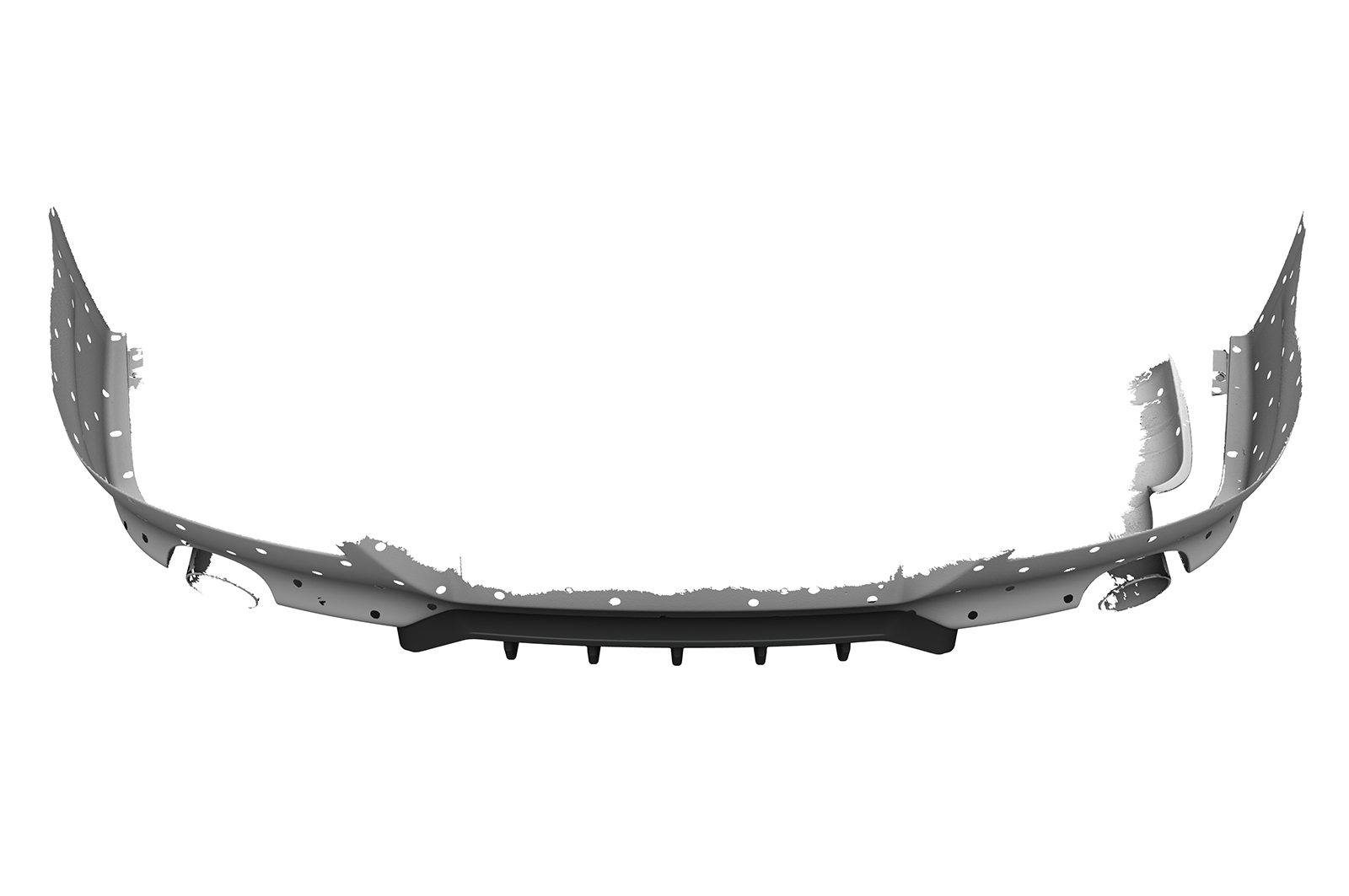 Diffuseur / Ajout de parechoc arrière pour BMW Série 6 E63 / E64 coupé et cabriolet (facelift) (2007-2010) - Fabriqué en ABS (6 finitions au choix)