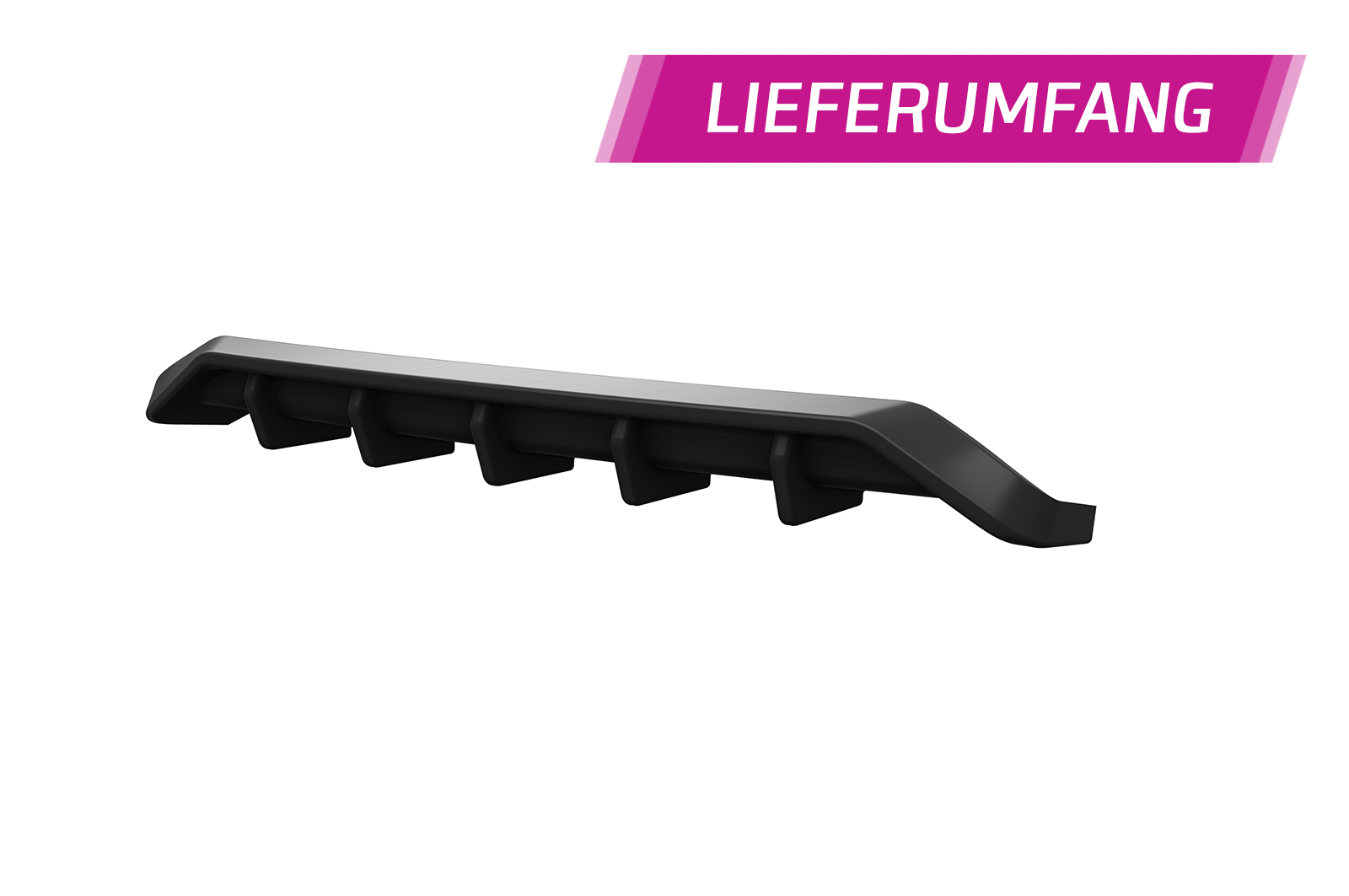 Diffuseur / Ajout de parechoc arrière pour BMW Série 6 E63 / E64 coupé et cabriolet (facelift) (2007-2010) - Fabriqué en ABS (6 finitions au choix)