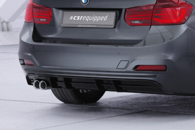 Diffuseur / Ajout de parechoc arrière pour BMW Série 3 F30 / F31 berline et break (facelift / facelift) (07/2015-06/2019) - Fabriqué en ABS (6 finitions au choix)