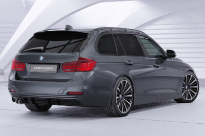 Diffuseur / Ajout de parechoc arrière pour BMW Série 3 F30 / F31 berline et break (facelift / facelift) (07/2015-06/2019) - Fabriqué en ABS (6 finitions au choix)