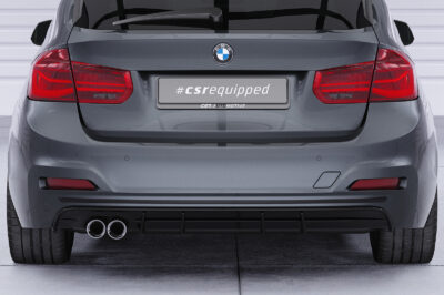 Diffuseur / Ajout de parechoc arrière pour BMW Série 3 F30 / F31 berline et break (facelift / facelift) (07/2015-06/2019) - Fabriqué en ABS (6 finitions au choix)