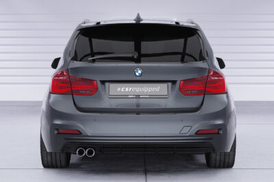 Diffuseur / Ajout de parechoc arrière pour BMW Série 3 F30 / F31 berline et break (facelift / facelift) (07/2015-06/2019) - Fabriqué en ABS (6 finitions au choix)