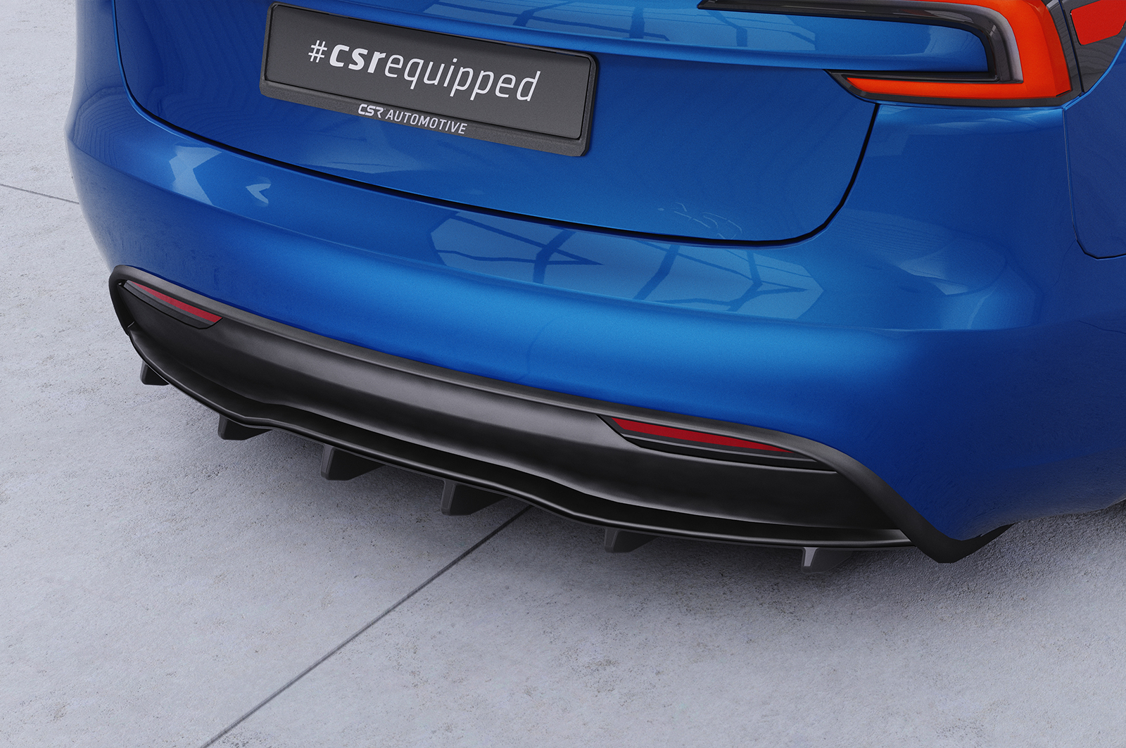 Diffuseur / Ajout de parechoc arrière pour Tesla Model 3 toutes carrosseries (facelift) (depuis 09/2023) - Fabriqué en ABS (6 finitions au choix)