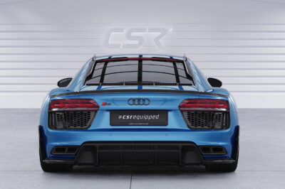 Diffuseur / Ajout de parechoc arrière pour Audi R8 (Typ 4S) coupé et Spyder (préfacelift) (05/2015-03/2019) - Fabriqué en ABS (6 finitions au choix)