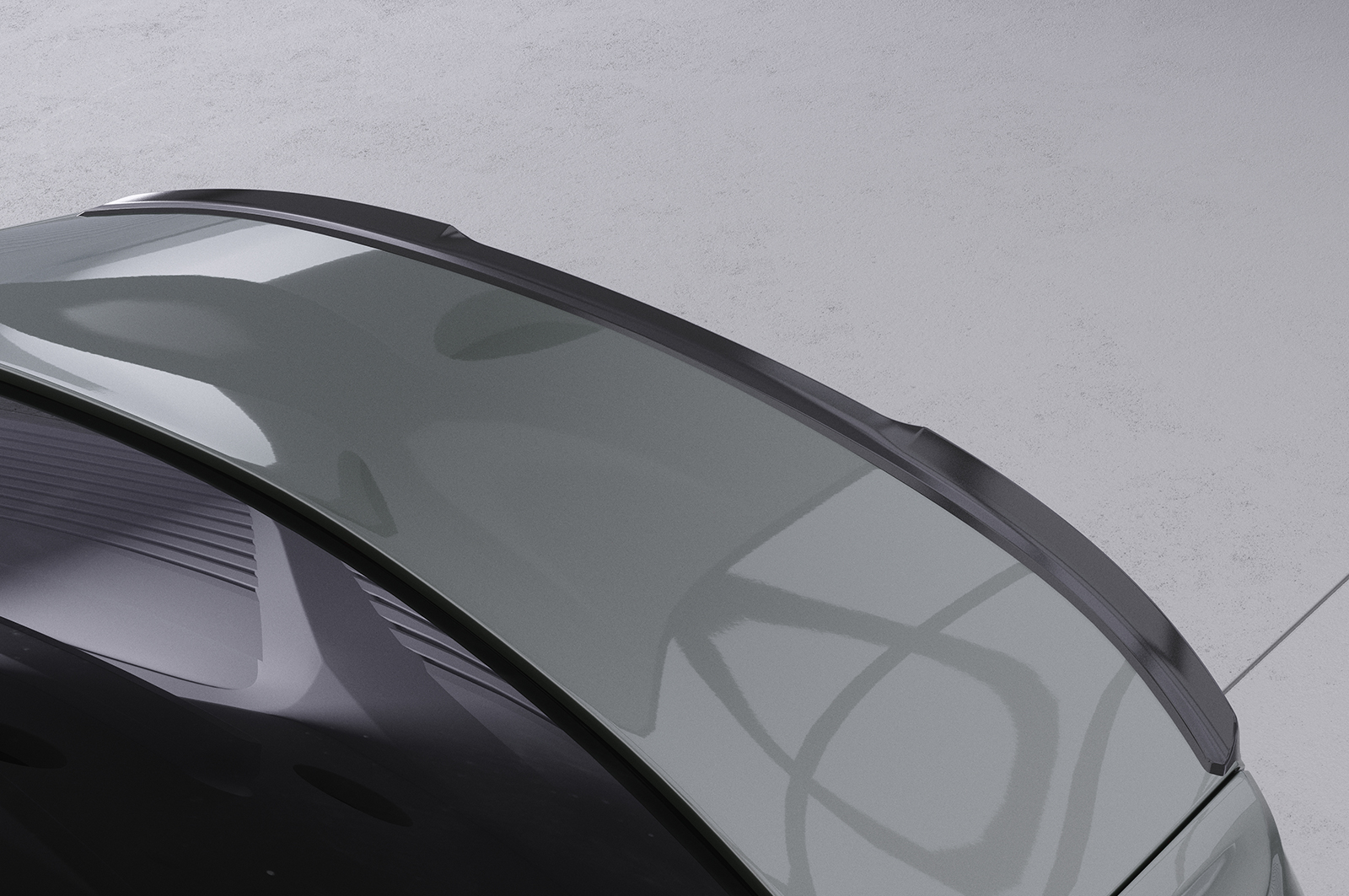 Becquet / Extension CAP pour Audi A6 C8 Typ (4K / F2) berline (depuis 2018) - Fabriqué en ABS (6 finitions au choix)