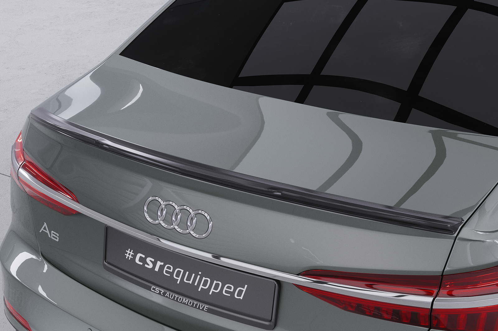 Becquet / Extension CAP pour Audi A6 C8 Typ (4K / F2) berline (depuis 2018) - Fabriqué en ABS (6 finitions au choix)