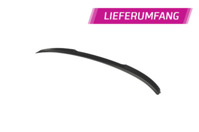 Becquet / Extension CAP pour Audi A6 C8 Typ (4K / F2) berline (depuis 2018) - Fabriqué en ABS (6 finitions au choix)
