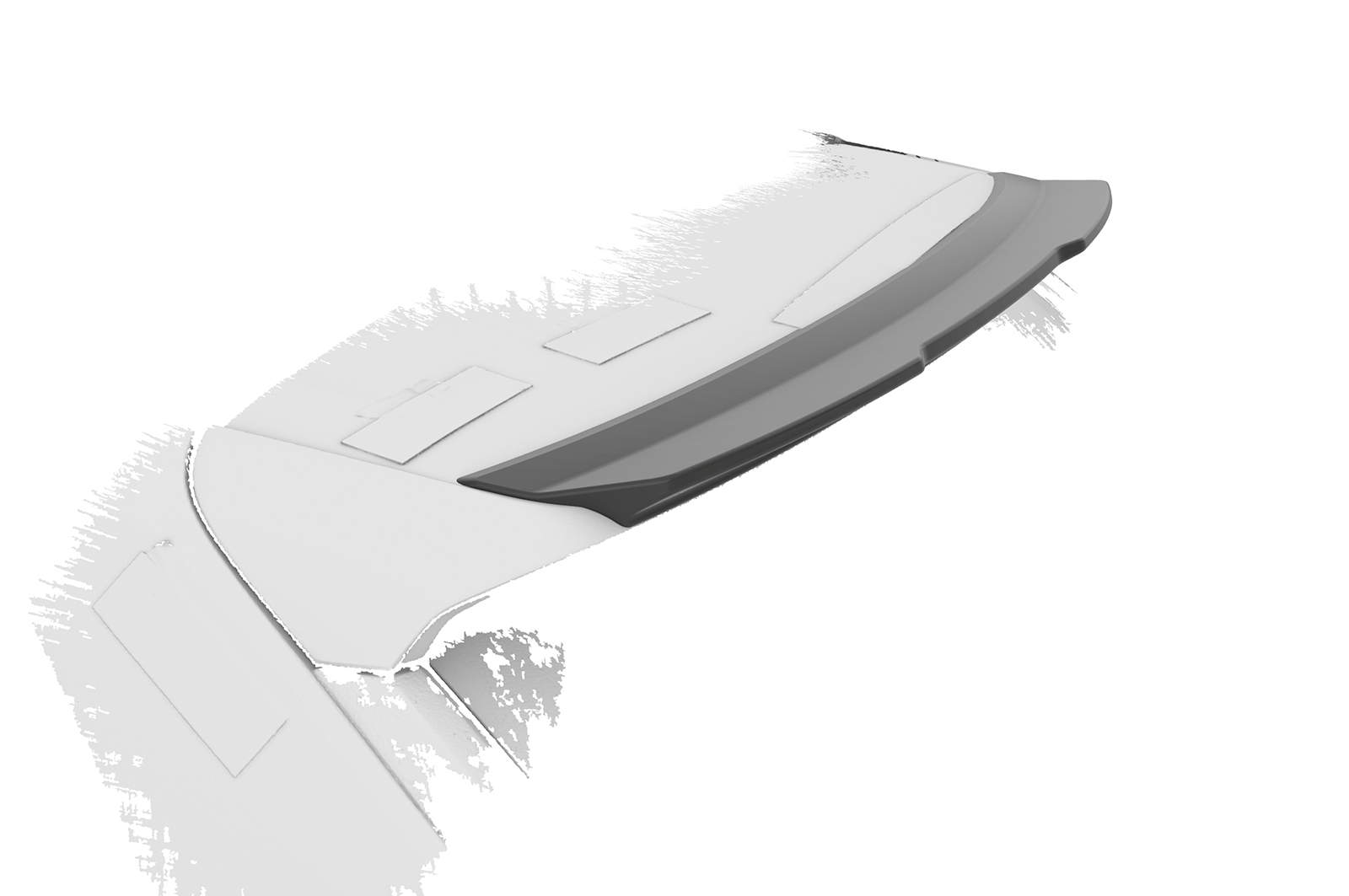 Becquet / Extension CAP pour Volvo XC90 (2. Gen) toutes carrosseries (depuis 2015) - Fabriqué en ABS (6 finitions au choix)