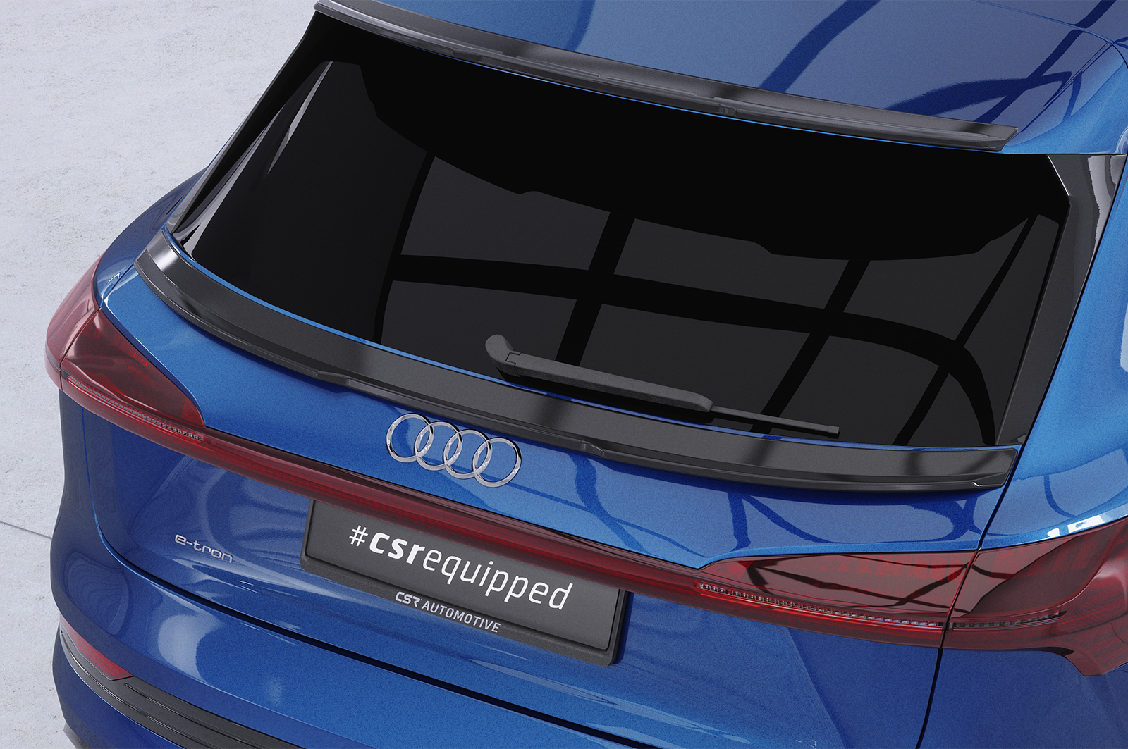 Becquet / Extension CAP pour Audi e-tron / Q8 e-tron GE toutes carrosseries (depuis 2018) - Fabriqué en ABS (6 finitions au choix)