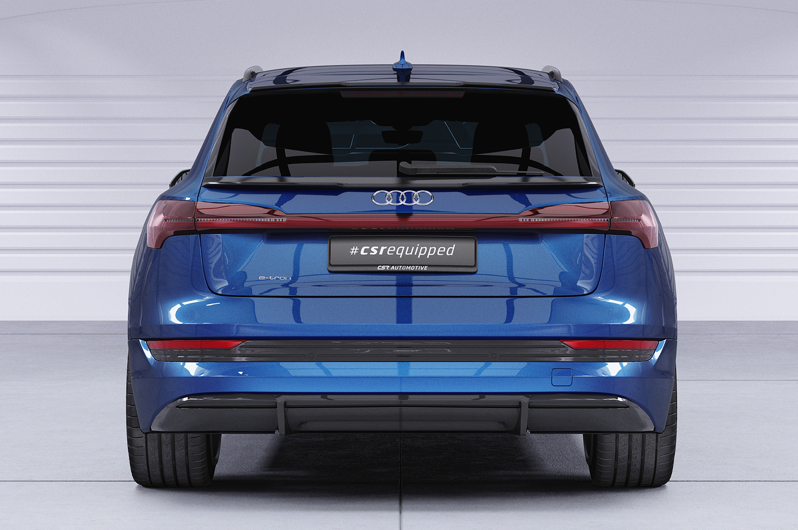 Becquet / Extension CAP pour Audi e-tron / Q8 e-tron GE toutes carrosseries (depuis 2018) - Fabriqué en ABS (6 finitions au choix)