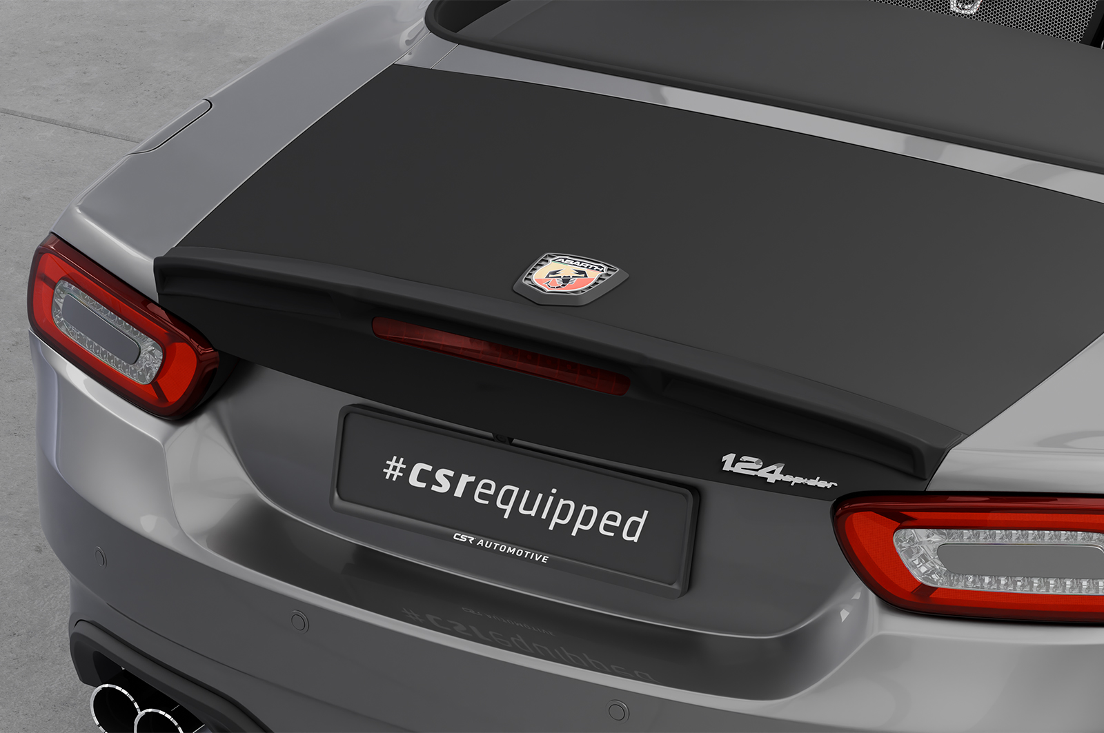 Becquet / Extension CAP pour Fiat 124 Spider (toutes carrosseries incl. Abarth) (2016-2020) - Fabriqué en ABS (6 finitions au choix)