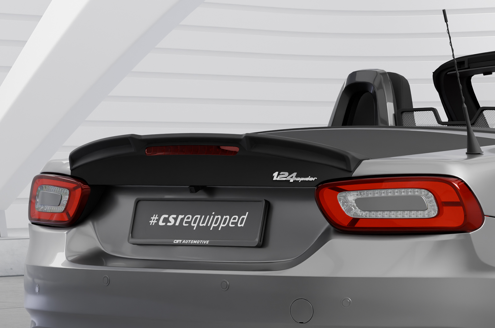 Becquet / Extension CAP pour Fiat 124 Spider (toutes carrosseries incl. Abarth) (2016-2020) - Fabriqué en ABS (6 finitions au choix)