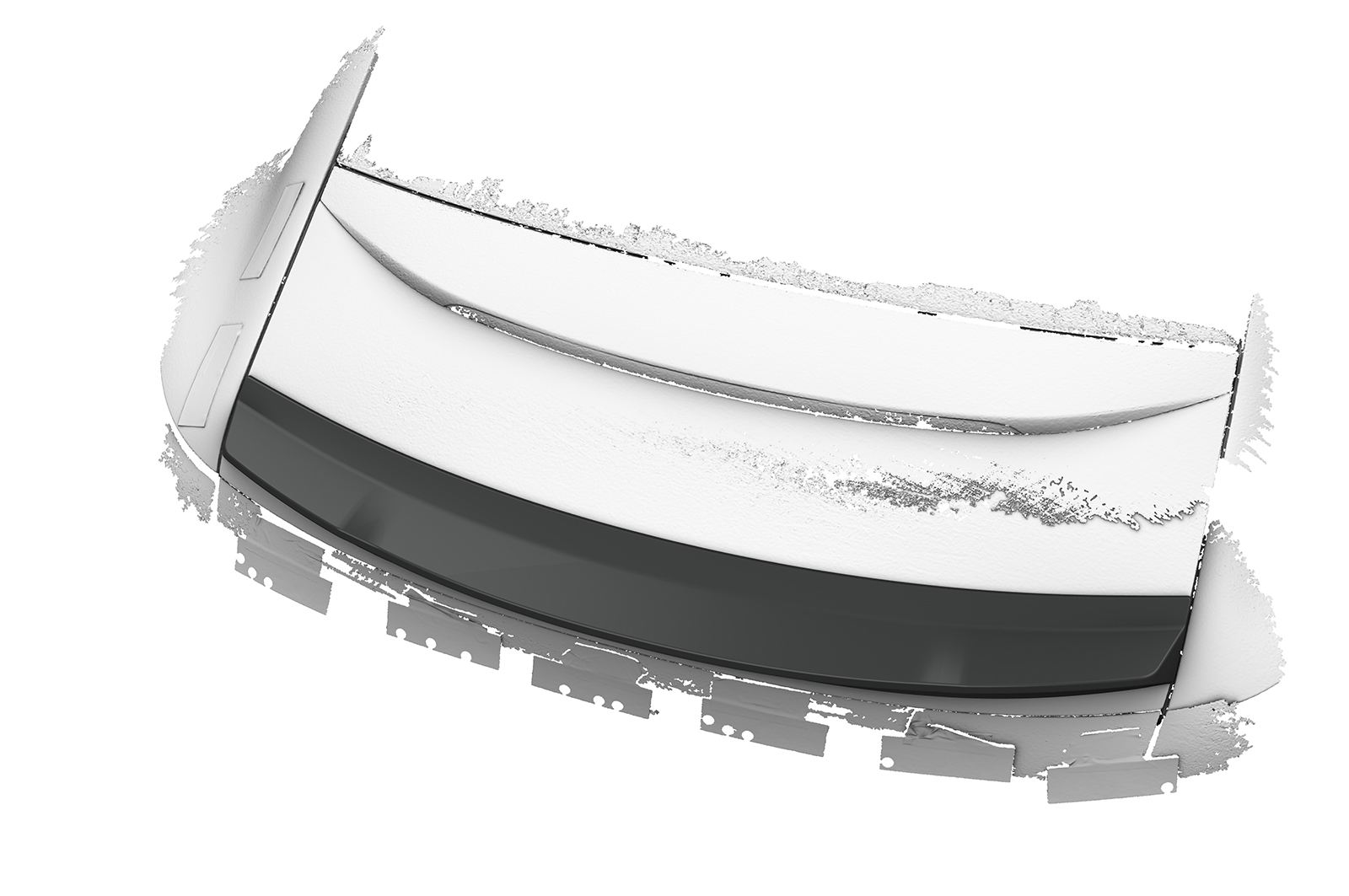 Becquet / Extension CAP pour Mercedes-Benz EQE (V295) berline (équipement de série / Electric Art Line et AMG Line) (depuis 2022) - Fabriqué en ABS (6 finitions au choix)