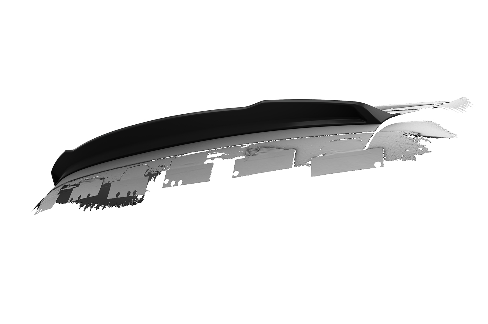 Becquet / Extension CAP pour Mercedes-Benz EQE (V295) berline (équipement de série / Electric Art Line et AMG Line) (depuis 2022) - Fabriqué en ABS (6 finitions au choix)