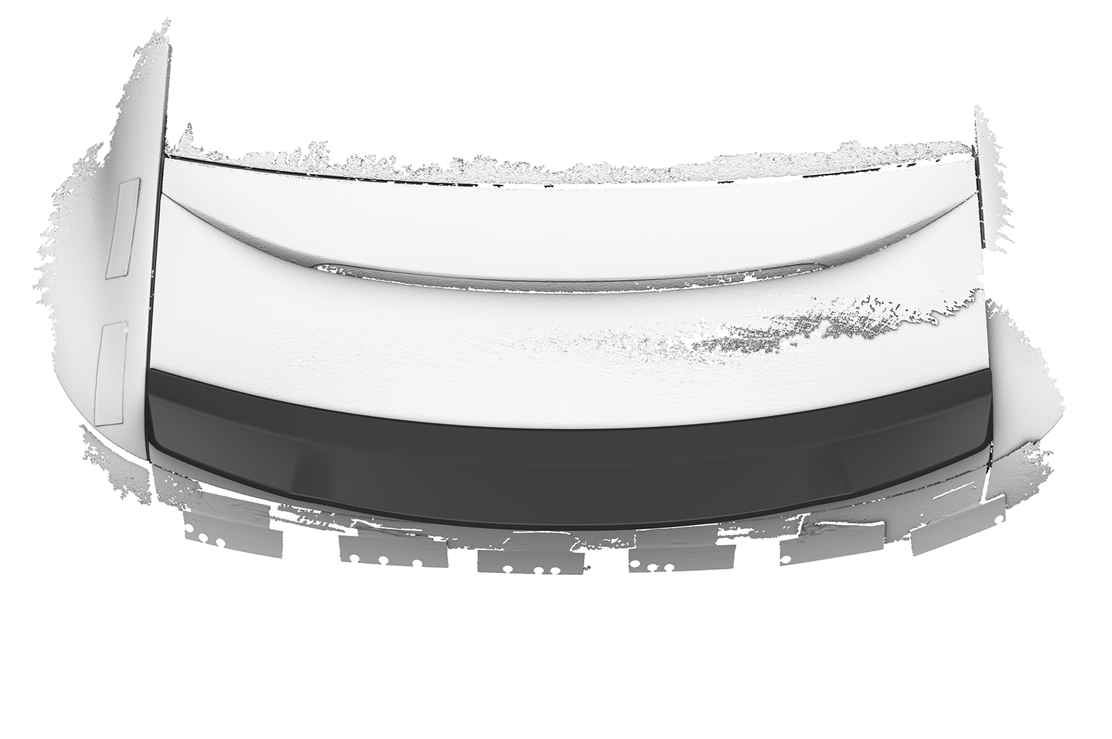 Becquet / Extension CAP pour Mercedes-Benz EQE (V295) berline (équipement de série / Electric Art Line et AMG Line) (depuis 2022) - Fabriqué en ABS (6 finitions au choix)