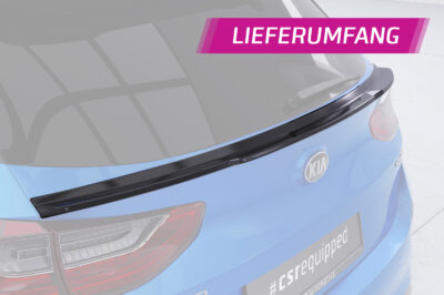 Becquet / Extension CAP pour Kia Ceed (CD) hatchback (2018-2021) - Fabriqu&eacute; en ABS (6 finitions au choix)