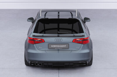 Becquet / Extension CAP pour Audi A3 8V 3 et 5 portes (2012-2020) - Fabriqu&eacute; en ABS (6 finitions au choix)
