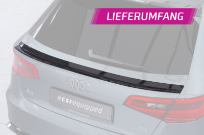 Becquet / Extension CAP pour Audi A3 8V 3 et 5 portes (2012-2020) - Fabriqu&eacute; en ABS (6 finitions au choix)