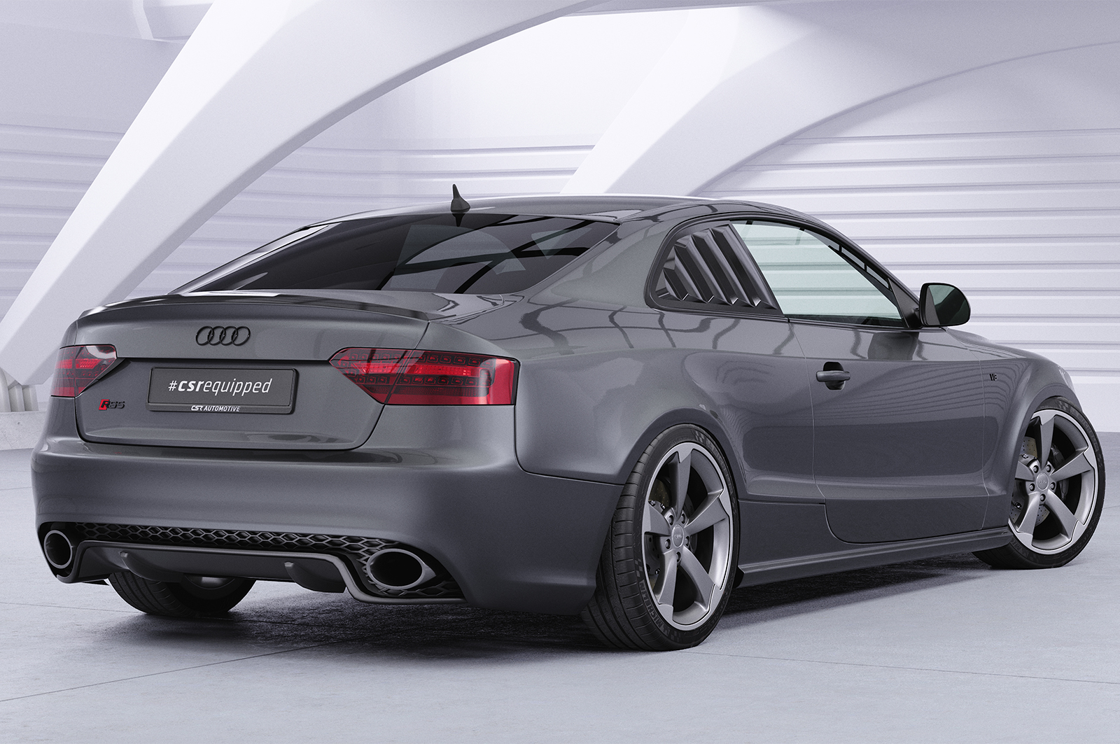 Becquet / Extension CAP pour Audi RS5 (8T) coupé (04/2010-06/2015) - Fabriqué en ABS (6 finitions au choix)