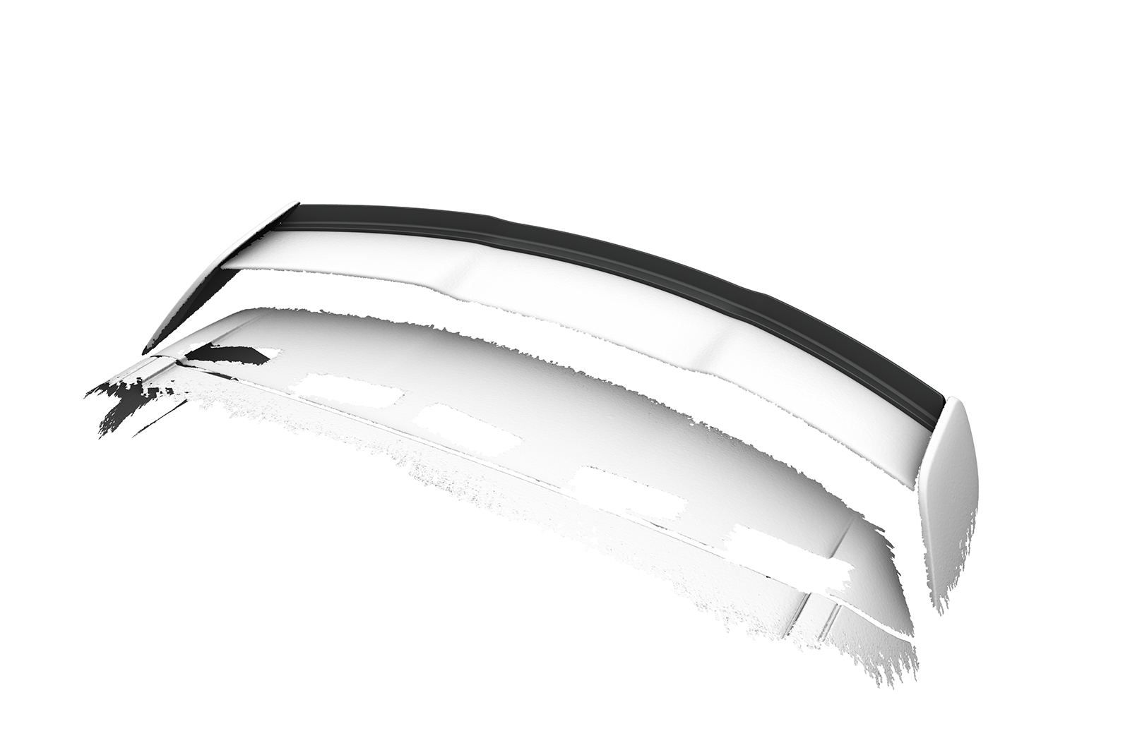 Becquet / Extension CAP pour Mercedes-Benz Classe A W176 AMG avec Aero Paket (Heckflügel) (2012-2018) - Fabriqué en ABS (6 finitions au choix)
