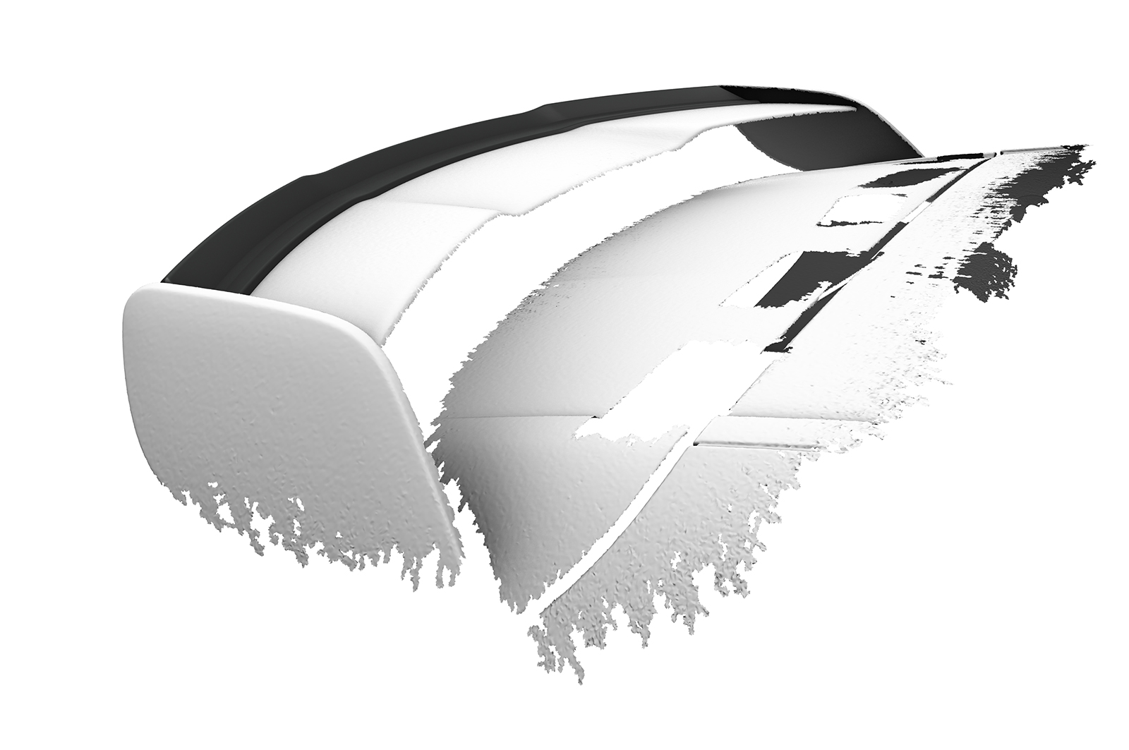 Becquet / Extension CAP pour Mercedes-Benz Classe A W176 AMG avec Aero Paket (Heckflügel) (2012-2018) - Fabriqué en ABS (6 finitions au choix)