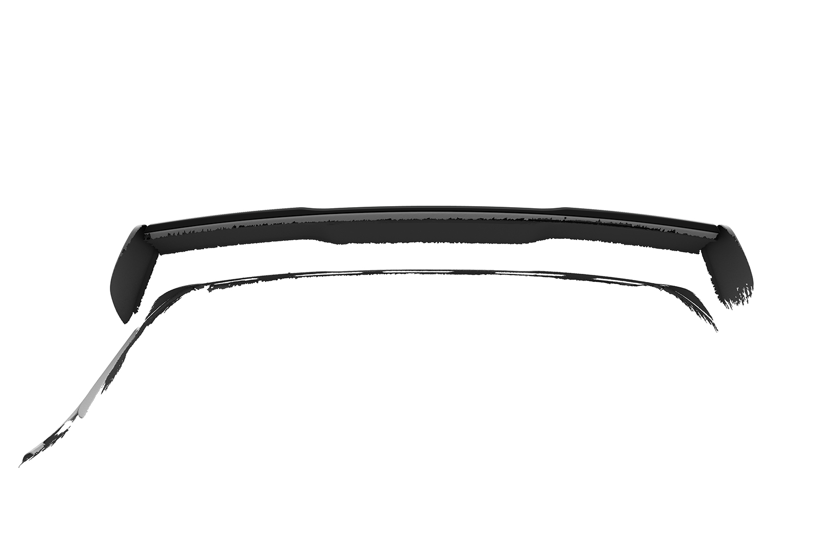Becquet / Extension CAP pour Mercedes-Benz Classe A W176 AMG avec Aero Paket (Heckflügel) (2012-2018) - Fabriqué en ABS (6 finitions au choix)