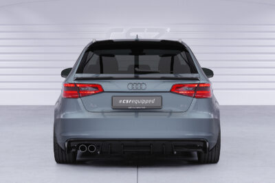 Becquet / Extension CAP pour Audi A3 8V Sportback (5 portes) (2012-2020) - Fabriqué en ABS (6 finitions au choix)