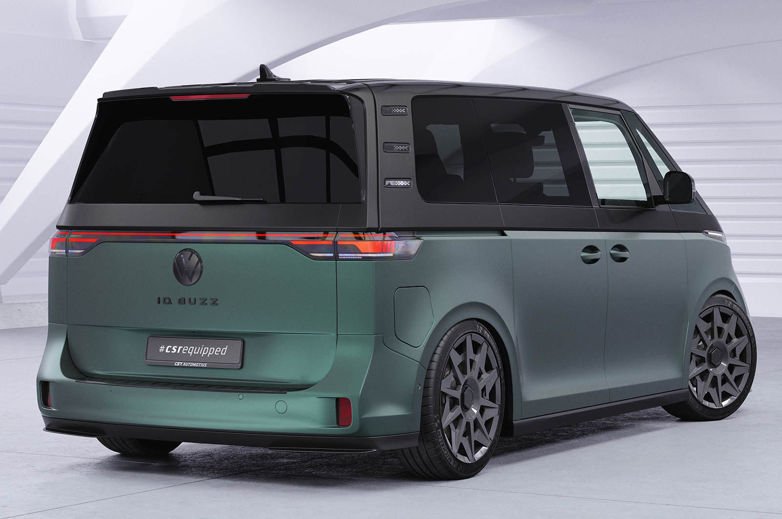 Becquet / Extension CAP pour VW ID. Buzz toutes carrosseries (depuis 2022) - Fabriqué en ABS (6 finitions au choix)