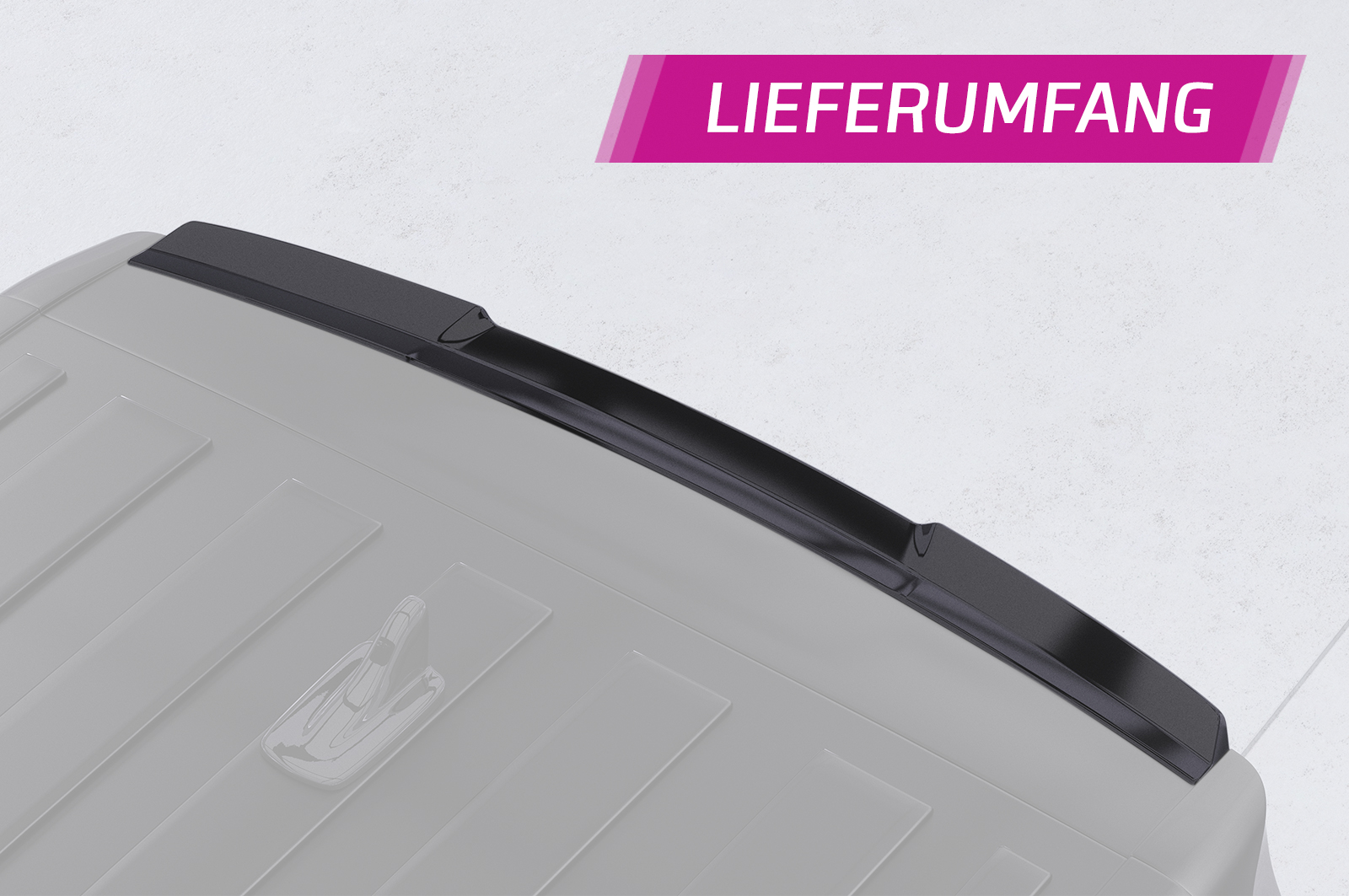 Becquet / Extension CAP pour VW ID. Buzz toutes carrosseries (depuis 2022) - Fabriqué en ABS (6 finitions au choix)