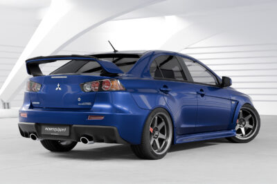 Becquet / Extension CAP pour Mitsubishi Lancer Evolution X toutes carrosseries (2009-2016) - Fabriqué en ABS (6 finitions au choix)