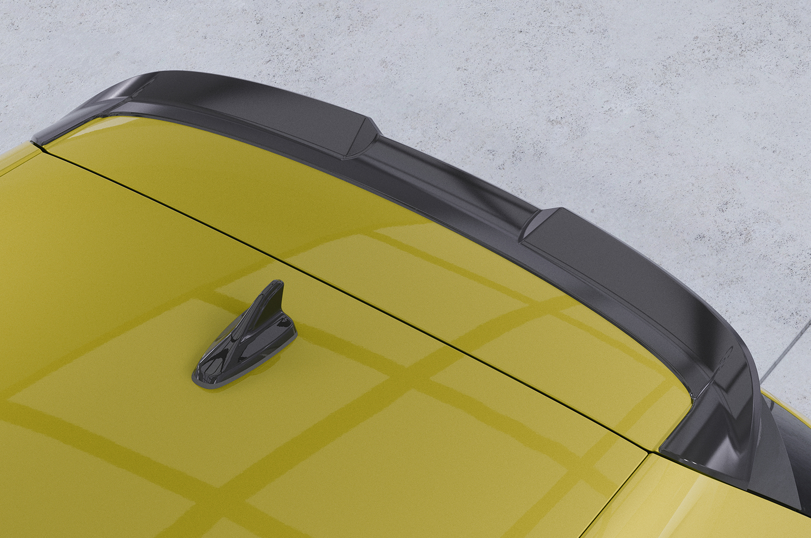 Becquet / Extension CAP pour VW Golf 8 (Typ AU) GTI / GTD / GTE / R / R-Line (depuis 2020) - Fabriqué en ABS (6 finitions au choix)