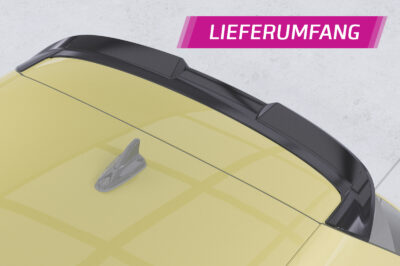Becquet / Extension CAP pour VW Golf 8 (Typ AU) GTI / GTD / GTE / R / R-Line (depuis 2020) - Fabriqué en ABS (6 finitions au choix)