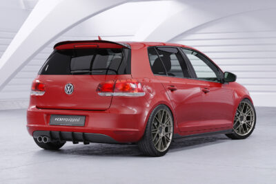 Becquet / Extension CAP pour VW Golf 6 (Typ 1K) hatchback (finition de base) (2008-2012) - Fabriqué en ABS (6 finitions au choix)