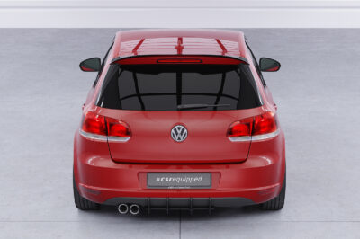 Becquet / Extension CAP pour VW Golf 6 (Typ 1K) hatchback (finition de base) (2008-2012) - Fabriqué en ABS (6 finitions au choix)