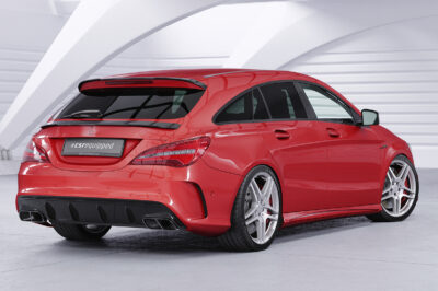 Becquet / Extension CAP pour Mercedes-Benz CLA X117 Shooting Brake (auch AMG et AMG-Line) (2014-2018) - Fabriqué en ABS (6 finitions au choix)