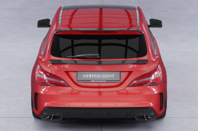 Becquet / Extension CAP pour Mercedes-Benz CLA X117 Shooting Brake (auch AMG et AMG-Line) (2014-2018) - Fabriqué en ABS (6 finitions au choix)