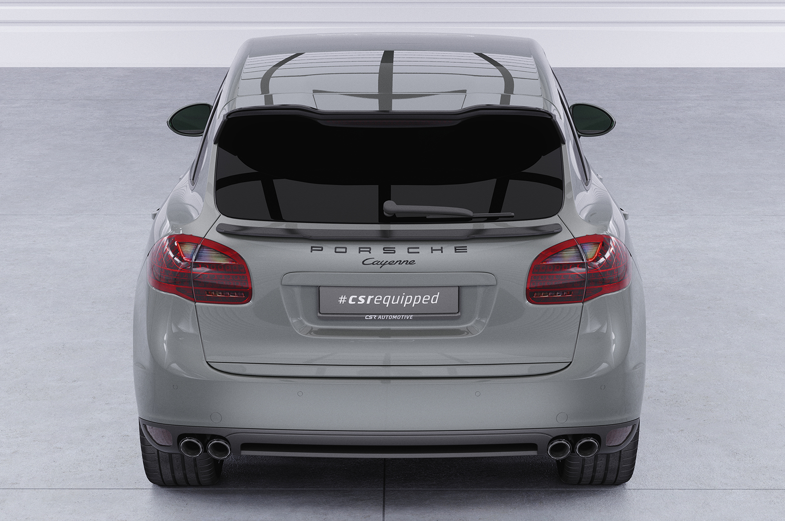 Becquet / Extension CAP pour Porsche Cayenne Typ 92A toutes carrosseries (préfacelift) (2010-2015) - Fabriqué en ABS (6 finitions au choix)