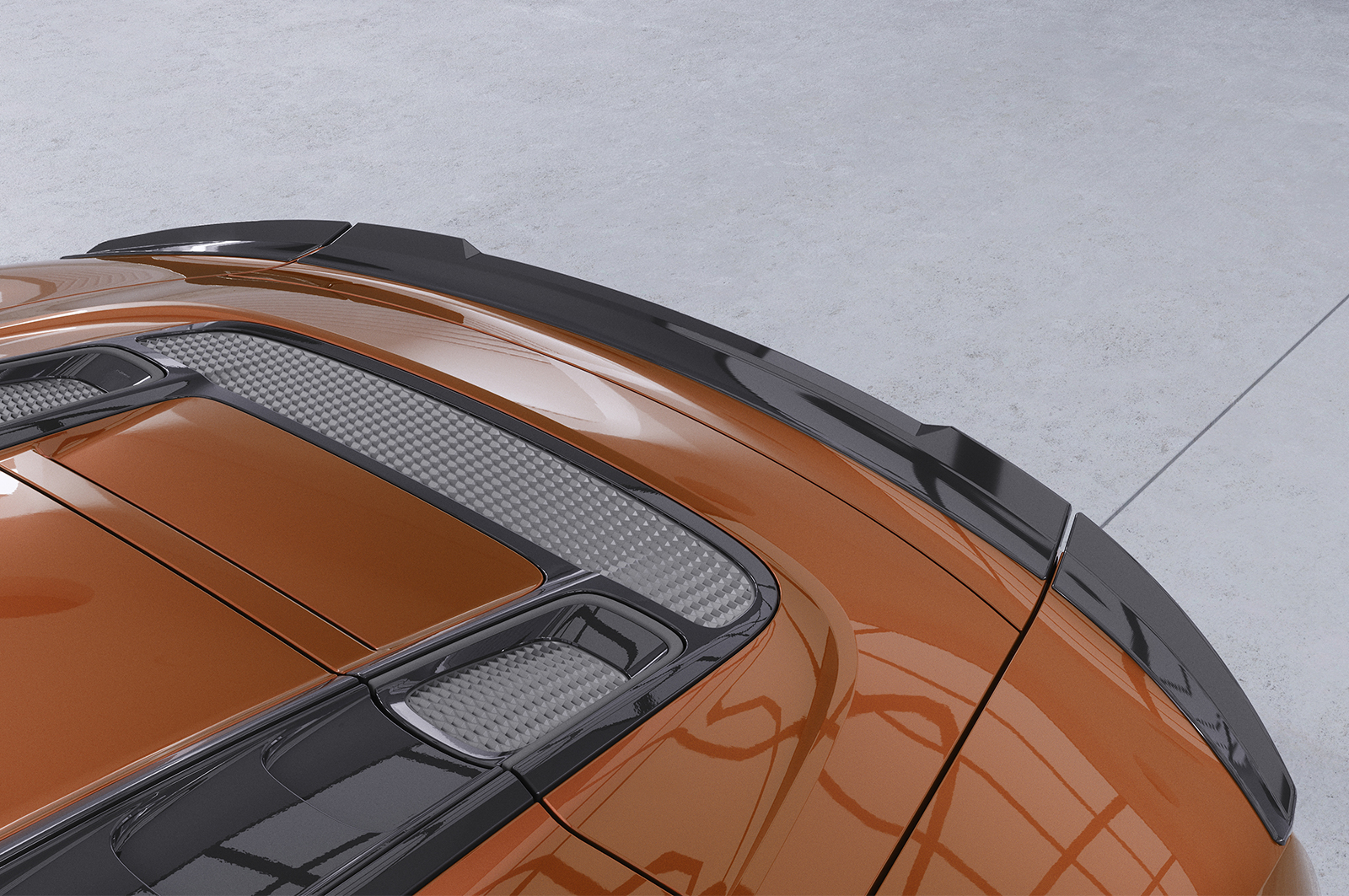 Becquet / Extension CAP pour Audi R8 4S Spyder (depuis 2015) - Fabriqué en ABS (6 finitions au choix)
