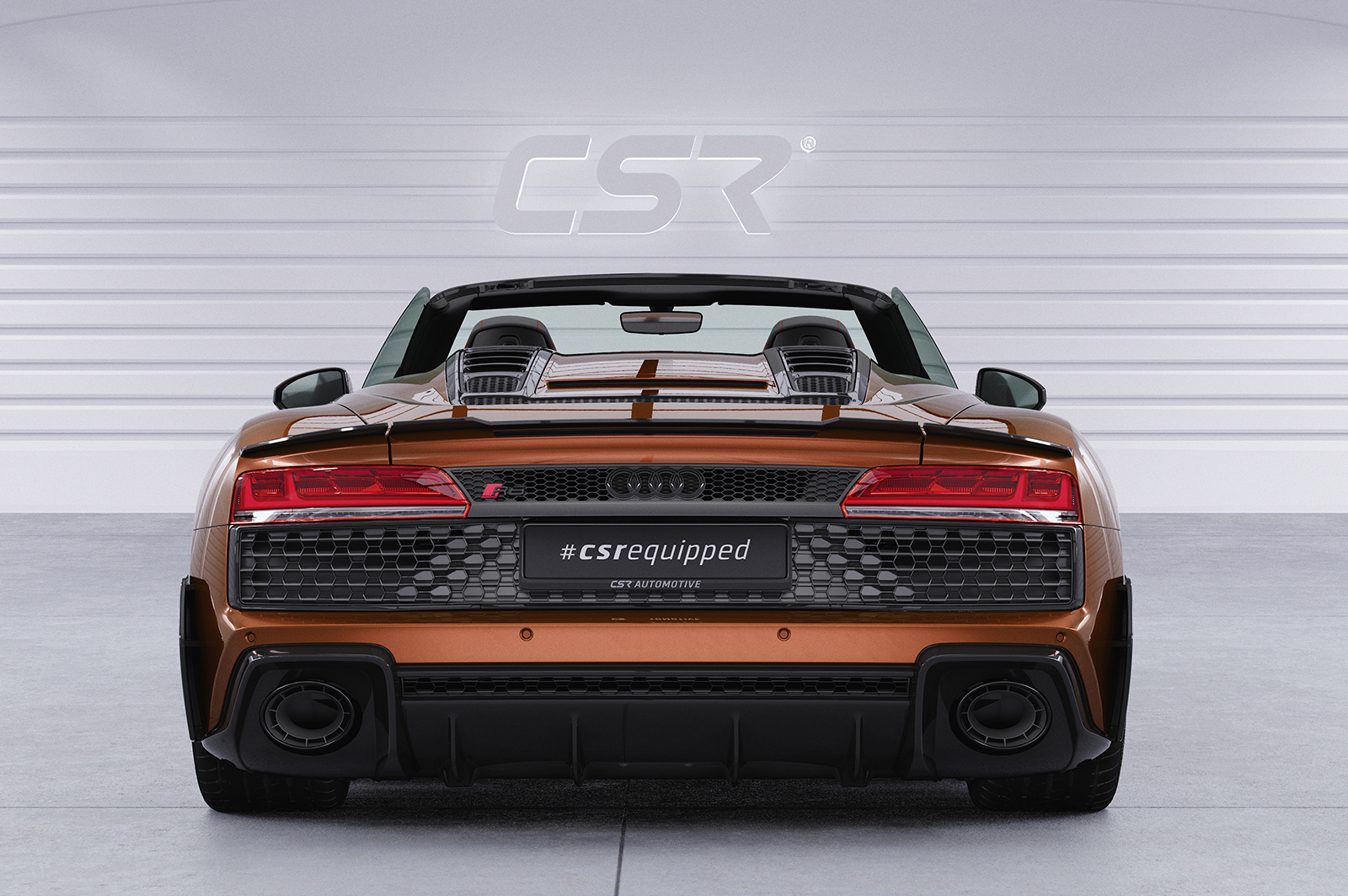 Becquet / Extension CAP pour Audi R8 4S Spyder (depuis 2015) - Fabriqué en ABS (6 finitions au choix)