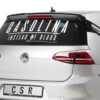 Becquet / Extension CAP pour VW Golf 7 finition de base (2012-2019) - Fabriqué en ABS (6 finitions au choix)