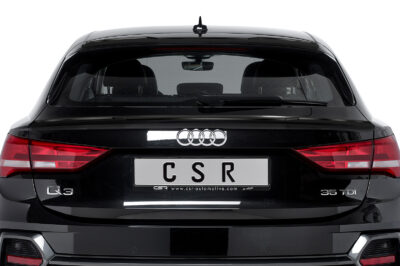 Becquet / Extension CAP pour Audi Q3 (Typ F3) Sportback (depuis 2019) - Fabriqu&eacute; en ABS (6 finitions au choix)