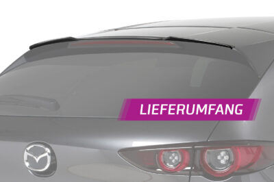 Becquet / Extension CAP pour Mazda 3 (Typ BP) hatchback (depuis 2019) - Fabriqu&eacute; en ABS (6 finitions au choix)
