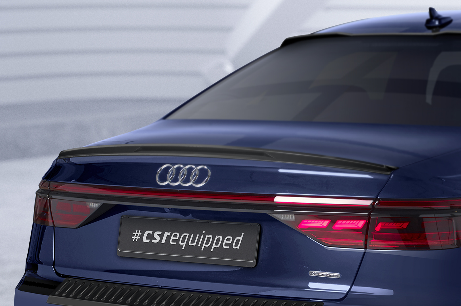 Becquet / Extension CAP pour Audi A8 (D5) toutes carrosseries (depuis 2017) - Fabriqué en ABS (6 finitions au choix)