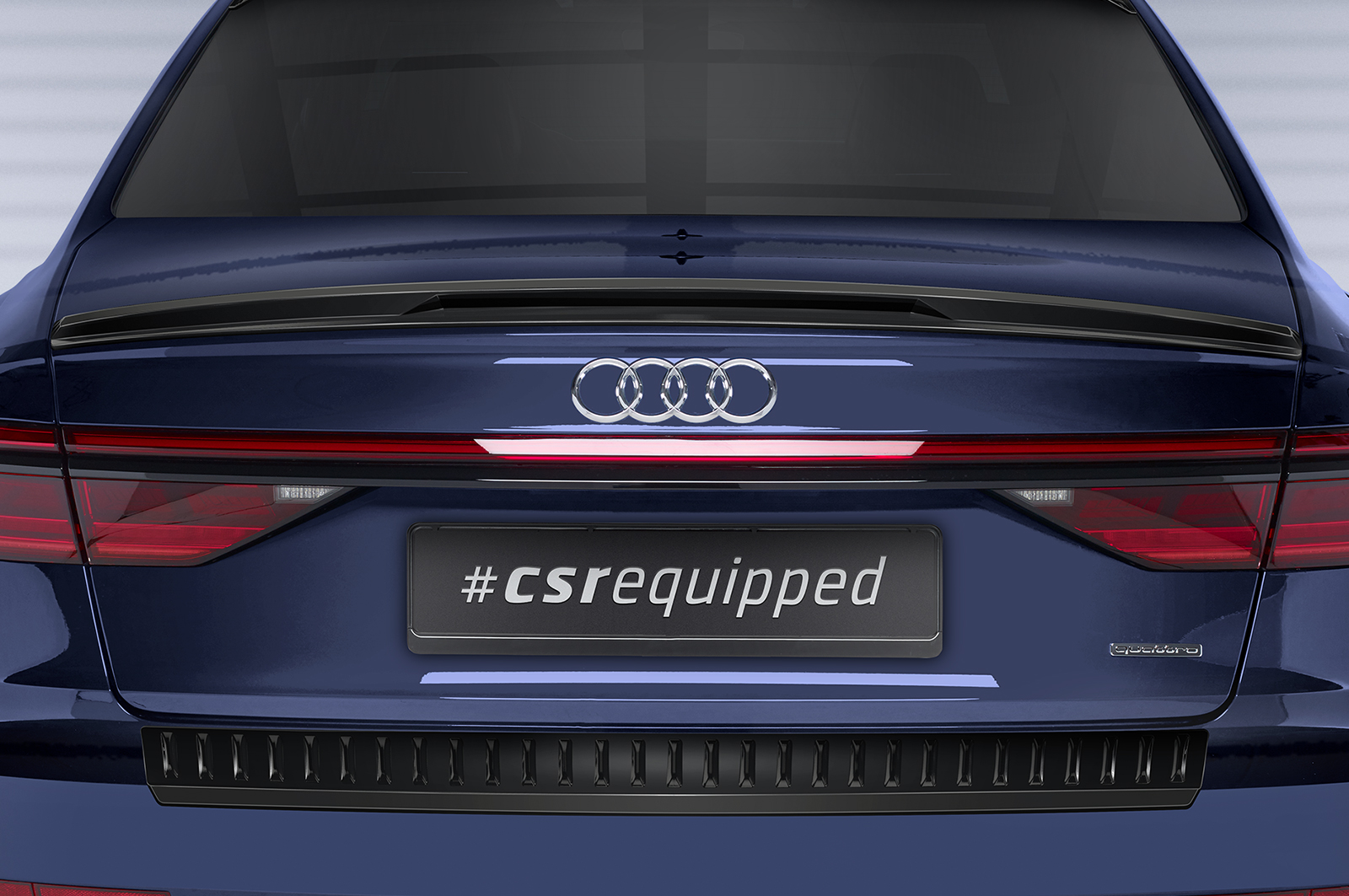 Becquet / Extension CAP pour Audi A8 (D5) toutes carrosseries (depuis 2017) - Fabriqué en ABS (6 finitions au choix)