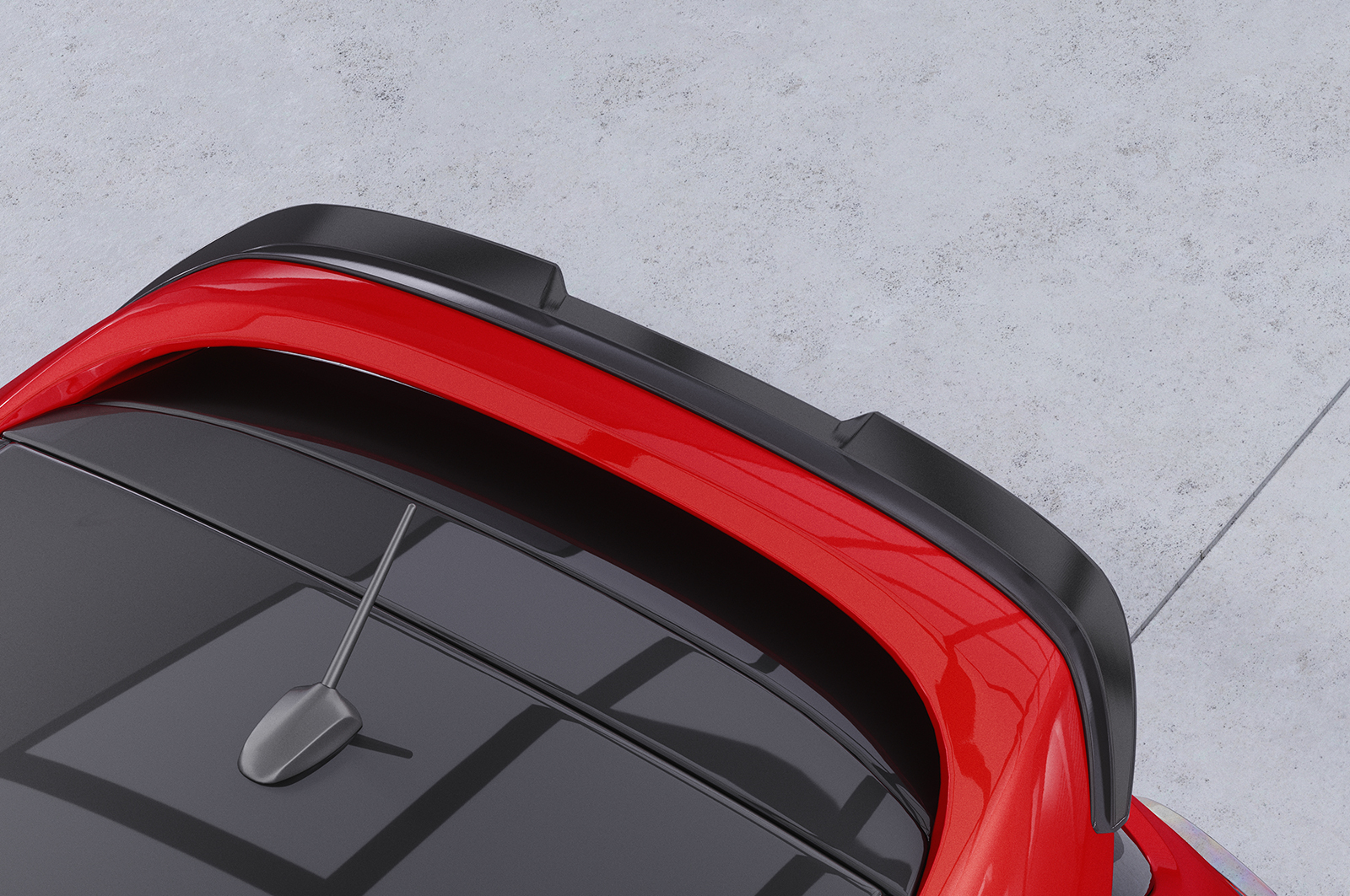 Becquet / Extension CAP pour Mazda 3 (Typ BL) MPS (06/2009-10/2013) - Fabriqué en ABS (6 finitions au choix)