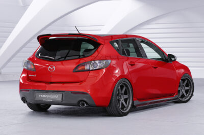 Becquet / Extension CAP pour Mazda 3 (Typ BL) MPS (06/2009-10/2013) - Fabriqué en ABS (6 finitions au choix)