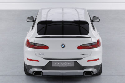 Becquet / Extension CAP pour BMW X4 G02 toutes carrosseries (incl. Pack M / M40i / M40d et M Competition) (depuis 2018) - Fabriqué en ABS (6 finitions au choix)