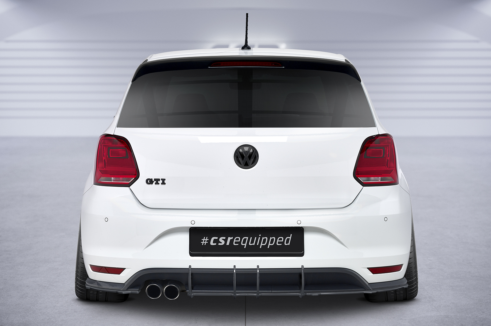 Becquet / Extension CAP pour VW Polo V (Typ 6C) GTI (facelift) (2014-2017) - Fabriqué en ABS (6 finitions au choix)